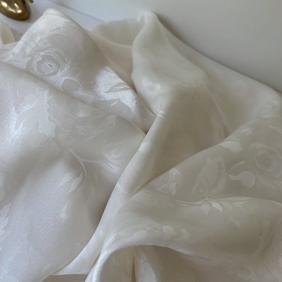 Vintage 1990’s Kathryn Silky Slip Negligee Lingerie Dress Chemise and Robe - Picture 8 of 8